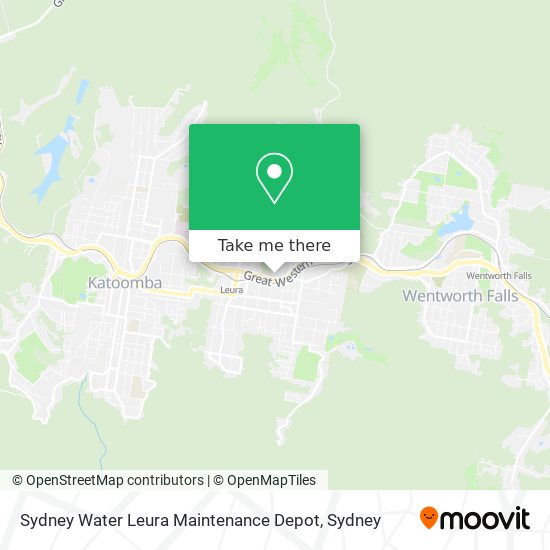 Sydney Water Leura Maintenance Depot map