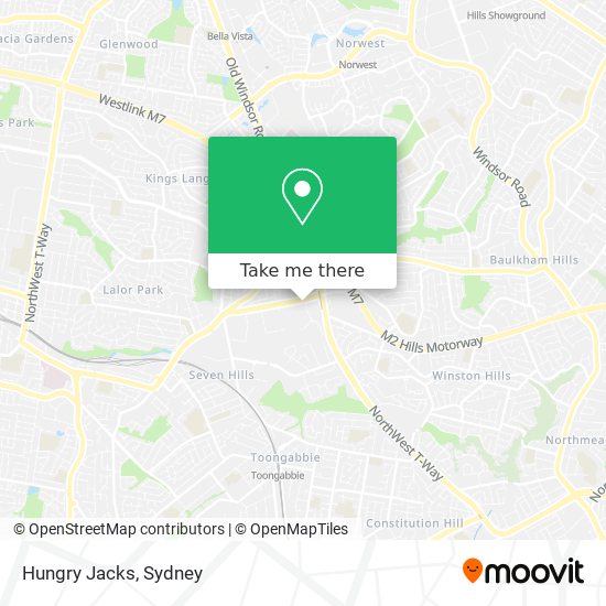 Mapa Hungry Jacks