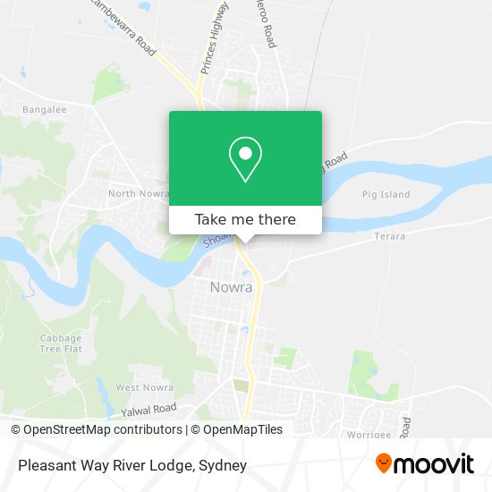 Pleasant Way River Lodge map