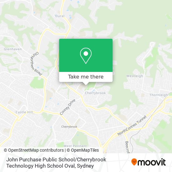 John Purchase Public School / Cherrybrook Technology High School Oval map
