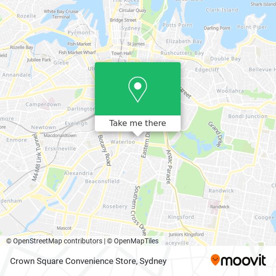 Crown Square Convenience Store map