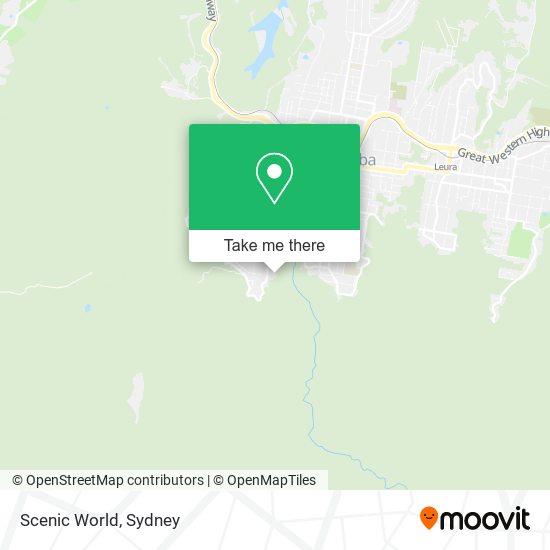 Mapa Scenic World