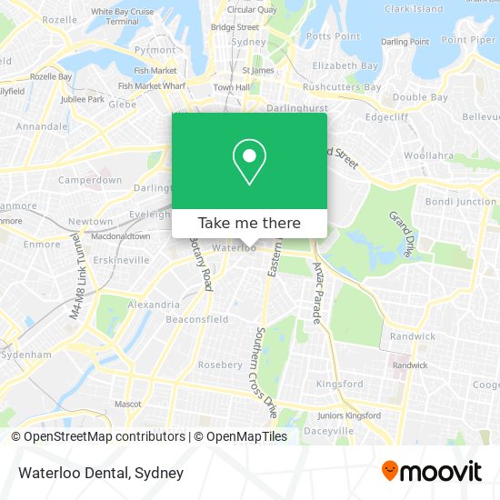 Waterloo Dental map