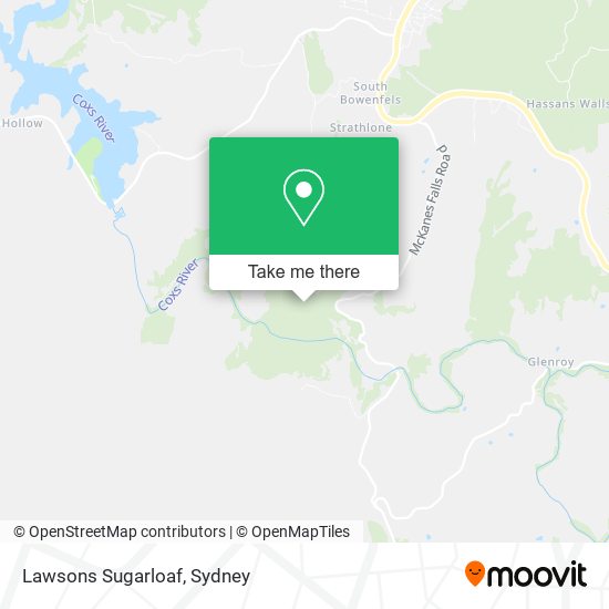 Lawsons Sugarloaf map