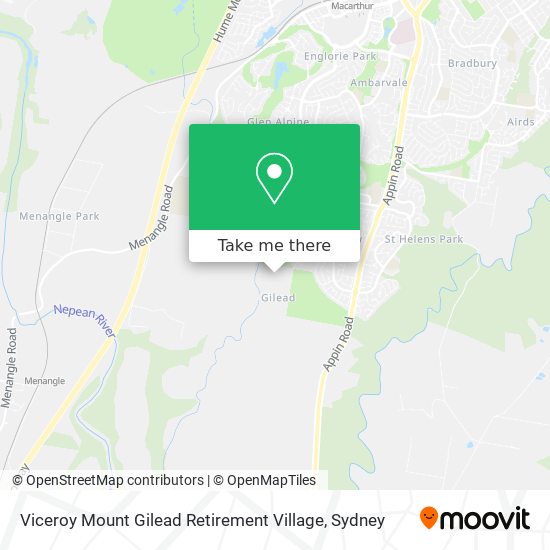 Viceroy Mount Gilead Retirement Village map