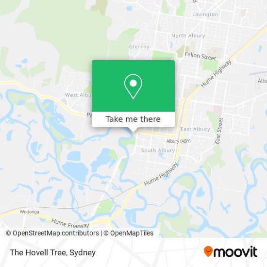 The Hovell Tree map