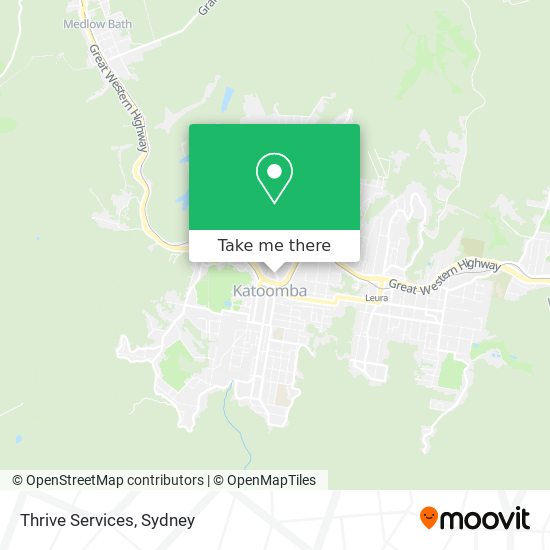 Thrive Services map