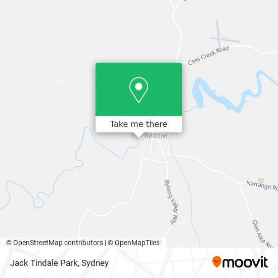 Jack Tindale Park map