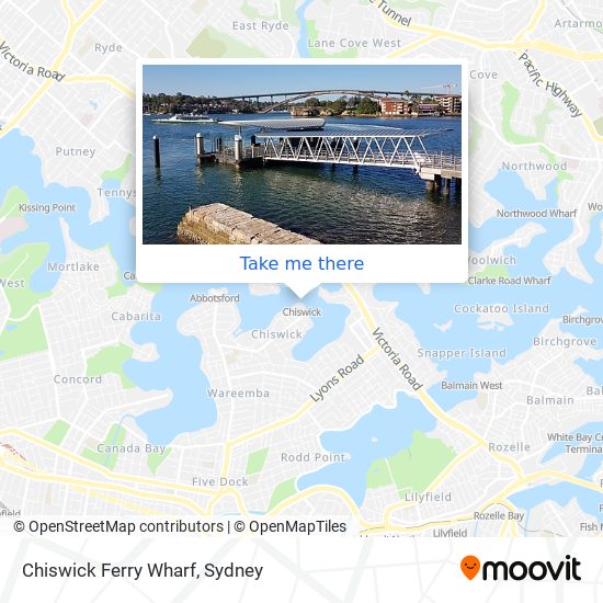 Chiswick Ferry Wharf map