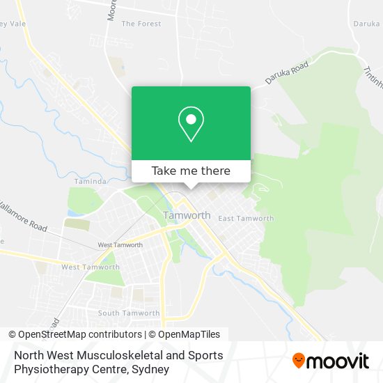 Mapa North West Musculoskeletal and Sports Physiotherapy Centre