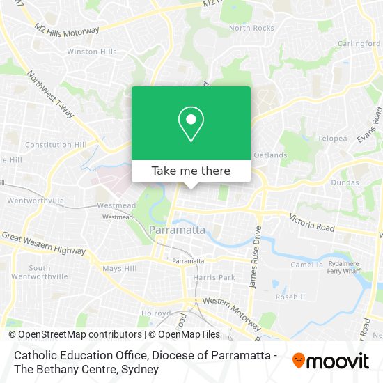 Catholic Education Office, Diocese of Parramatta - The Bethany Centre map