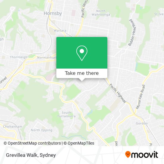 Grevillea Walk map