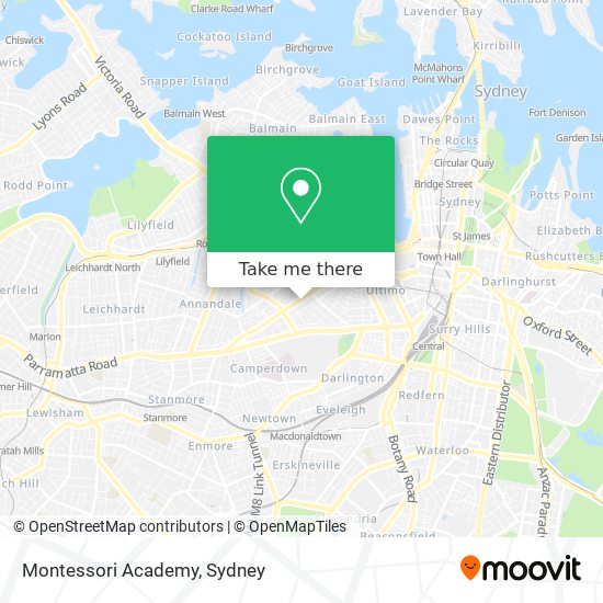 Montessori Academy map