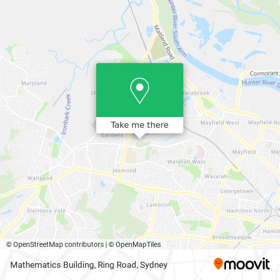Mathematics Building, Ring Road map