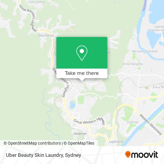 Uber Beauty Skin Laundry map