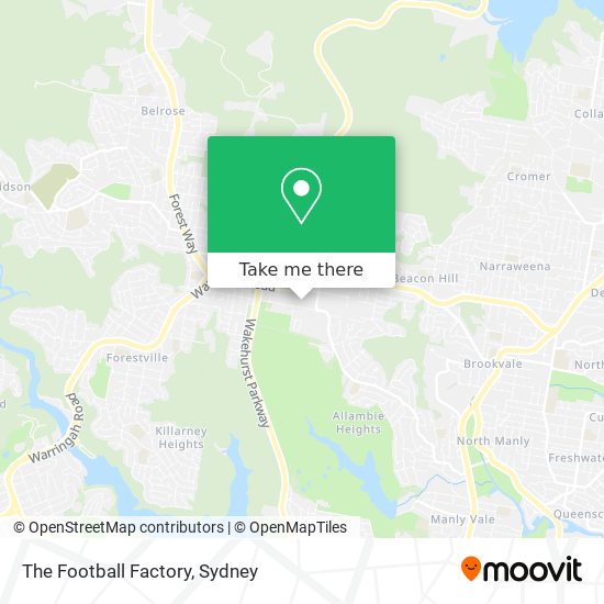 The Football Factory map