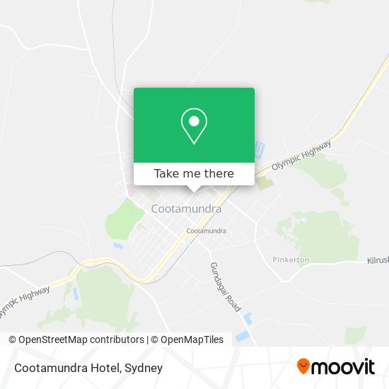 Cootamundra Hotel map