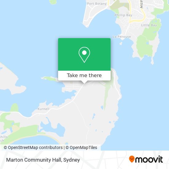 Marton Community Hall map