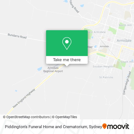 Piddington's Funeral Home and Crematorium map