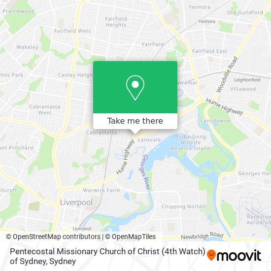 Mapa Pentecostal Missionary Church of Christ (4th Watch) of Sydney