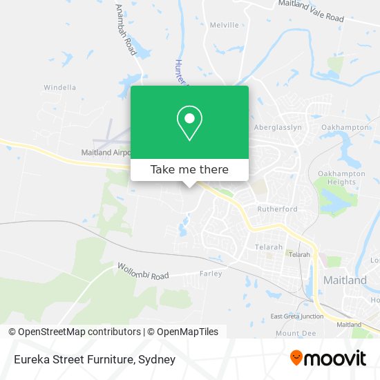 Eureka Street Furniture map