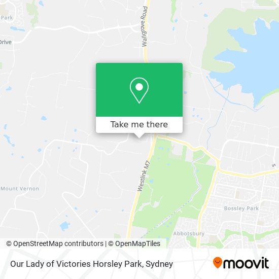 Our Lady of Victories Horsley Park map
