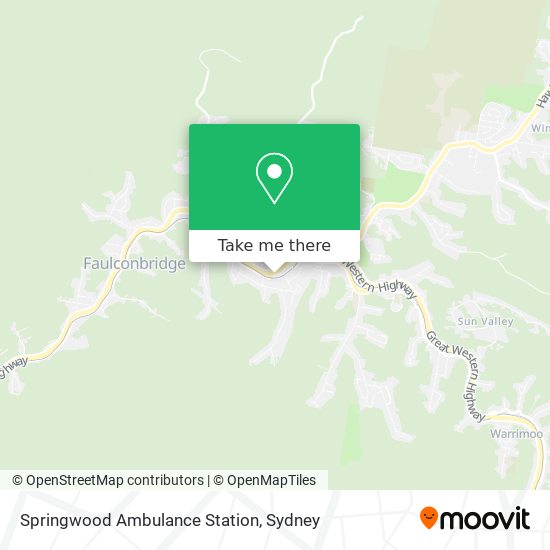 Springwood Ambulance Station map
