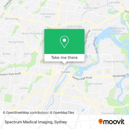 Spectrum Medical Imaging map