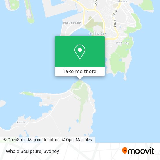 Whale Sculpture map