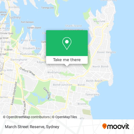 March Street Reserve map