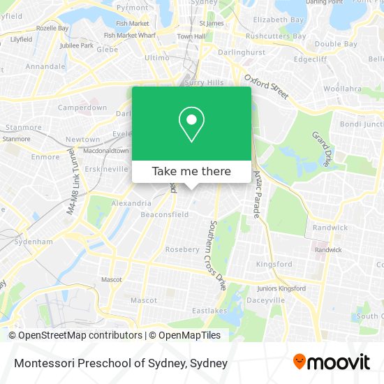 Montessori Preschool of Sydney map