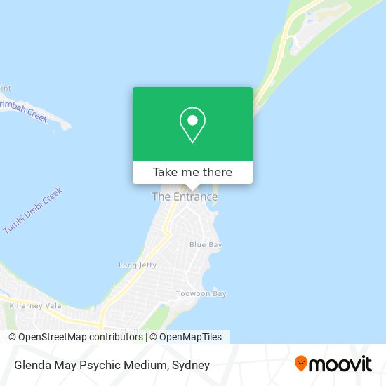 Glenda May Psychic Medium map