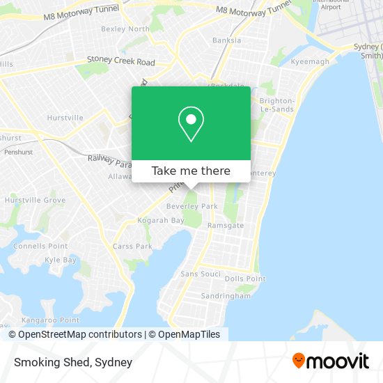 Smoking Shed map