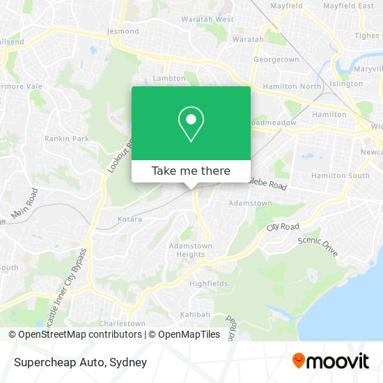 Supercheap Auto map