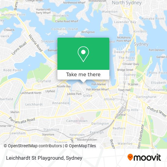 Leichhardt St Playground map