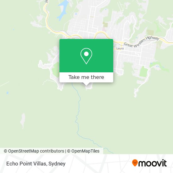 Echo Point Villas map