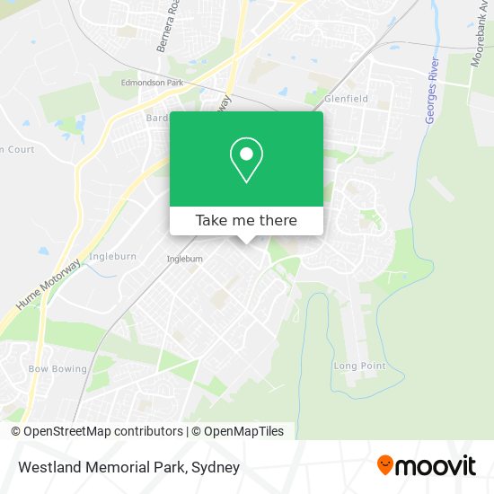 Mapa Westland Memorial Park