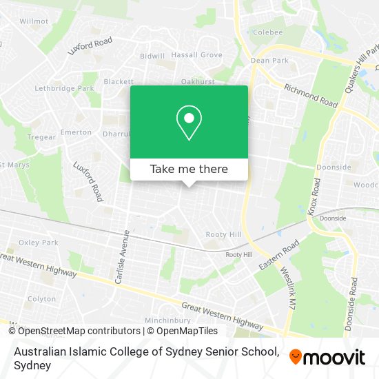 Australian Islamic College of Sydney Senior School map