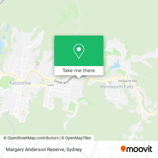 Margery Anderson Reserve map