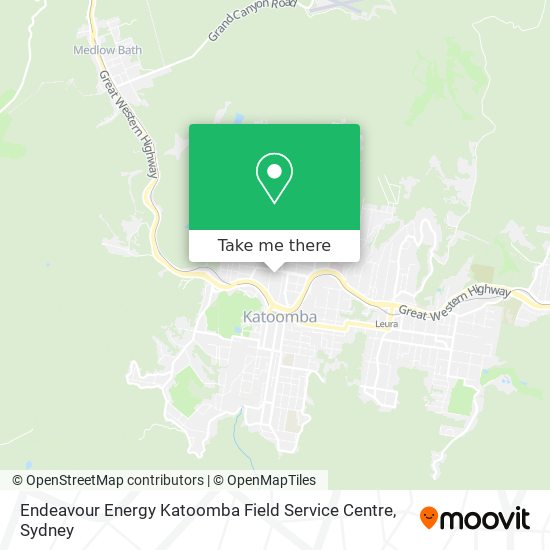 Endeavour Energy Katoomba Field Service Centre map