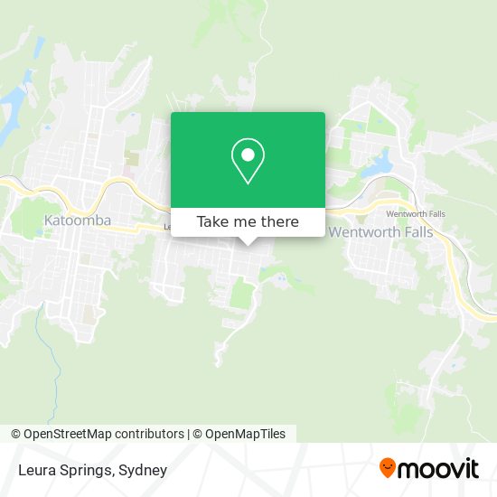 Leura Springs map