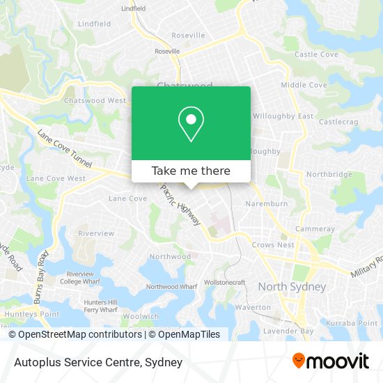 Autoplus Service Centre map