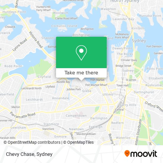 Chevy Chase map