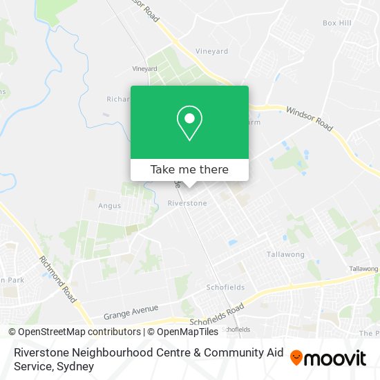 Riverstone Neighbourhood Centre & Community Aid Service map