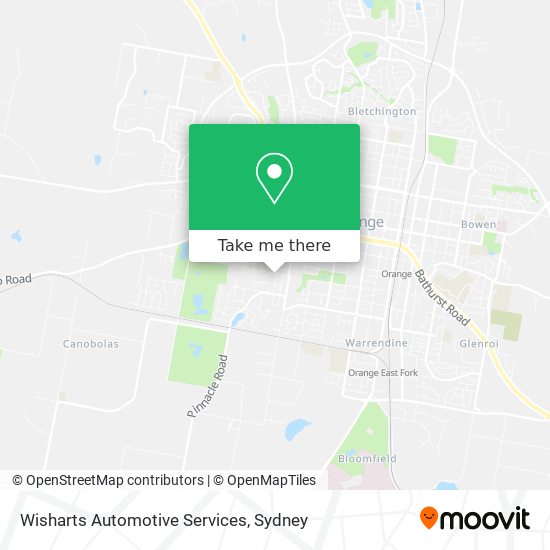 Wisharts Automotive Services map