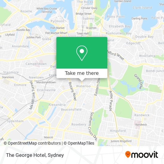 The George Hotel map