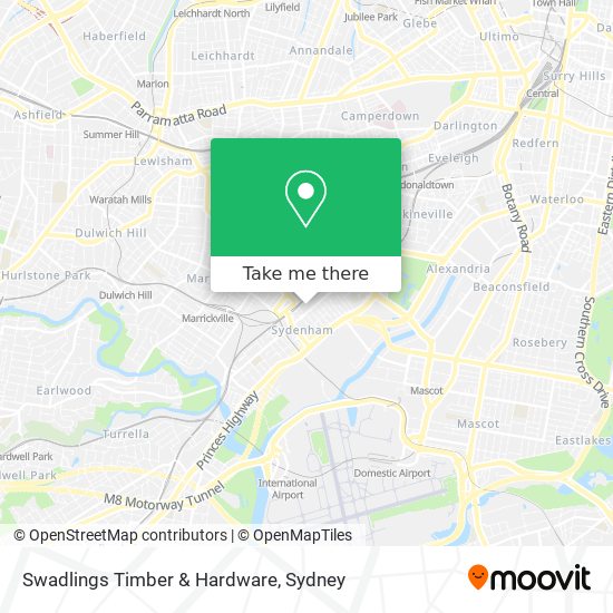 Swadlings Timber & Hardware map