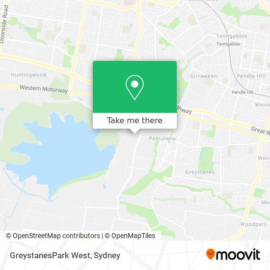 GreystanesPark West map