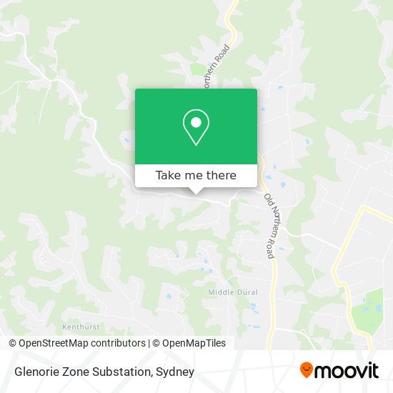 Glenorie Zone Substation map