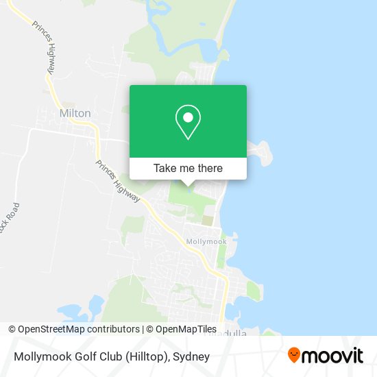 Mollymook Golf Club (Hilltop) map